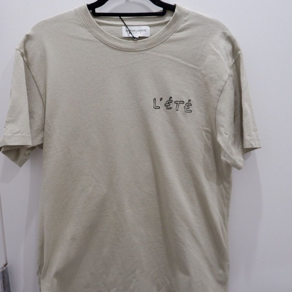 Maison Labiche Paris Embroidered T Shirt; Brand New